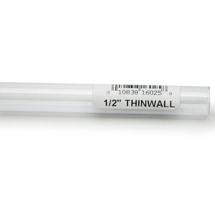 Lee's Thinwall Rigid Tubing, Clear
