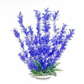 Aquatop Bacopa-like Blue & White Aquarium Plant w/ Weighted Base - Aquatica Aquarium Gallery Fish Store Cleveland Ohio