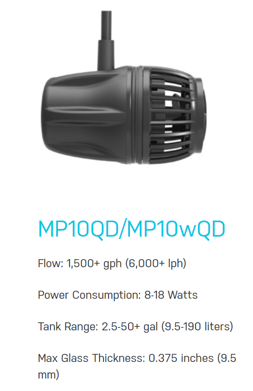 VorTech MP10 Propeller Pump w/ Quiet Drive
