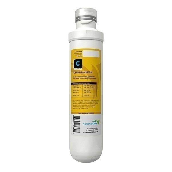 Aquatic Life RO/DI Twist-In Filters