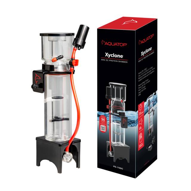 Xyclone Mini DC Protein Skimmer 230GPH, Up to 55 Gallons
