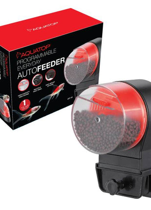 AQUATOP Automatic Everyday Feeder, 1-3 Feedings a Day, Includes 2 Feeding Drums, ATF-03 - Aquatica Superstore