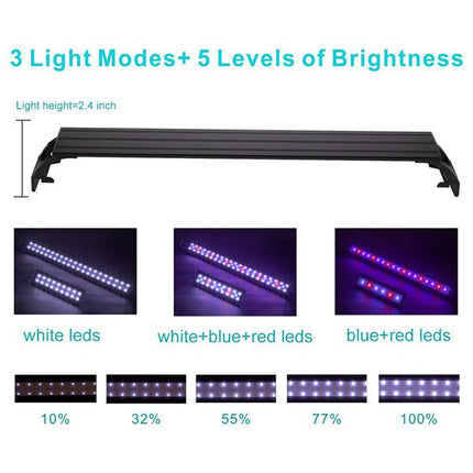 Hygger 918 Full Spectrum White Blue Red LED Aquarium Light
