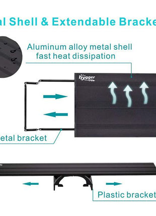 Hygger 918 Full Spectrum White Blue Red LED Aquarium Light