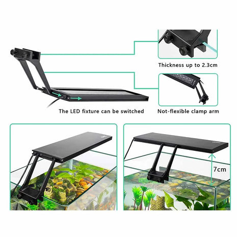 Hygger Planted 24/7 Aquarium Clip-on LED Freshwater Light