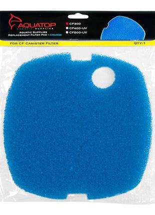 Aquatop Replacement Filter Sponge for CF300, 1 Piece - Coarse/Blue - Aquatica Superstore