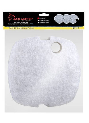 Aquatop Replacement Filter Pads for CF300, 3 Pieces - Fine/White - Aquatica Superstore