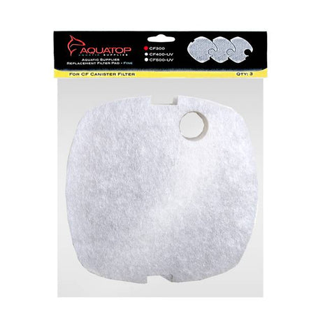 Aquatop Replacement Filter Pads for CF300, 3 Pieces - Fine/White - Aquatica Superstore