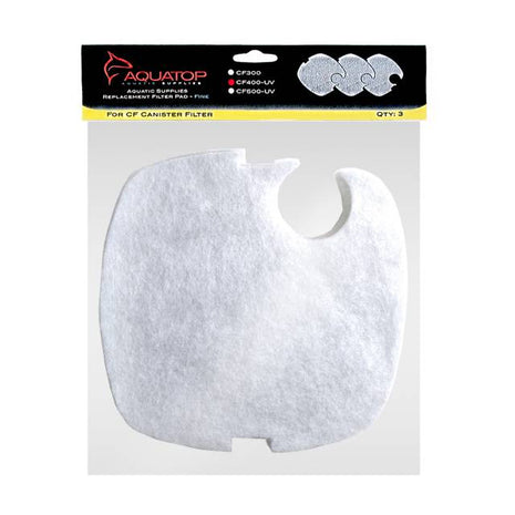 Aquatop Replacement Filter Pads for CF400-UV, 3 Pieces - Fine/White - Aquatica Superstore