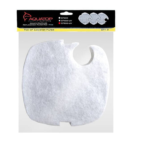 Aquatop Replacement Filter Pads for CF500-UV, 3 Pieces - Fine/White - Aquatica Superstore