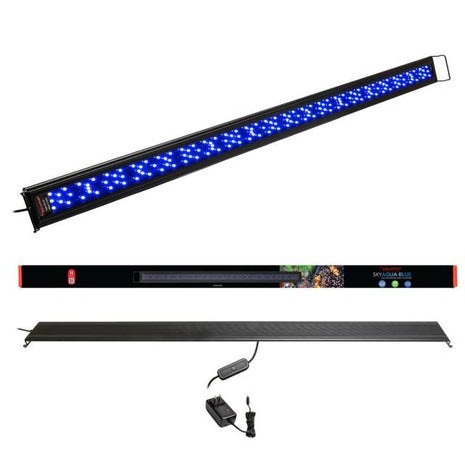 SkyAqua Actinic Blue 48"-54" LED Aquarium Light, 27W, UL & CSA