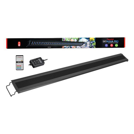 SkyAqua Pro FW 36"- 42" LED Aquarium Light, Programmable with IR remote and In-line control, 33W, 6500K, UL & CSA