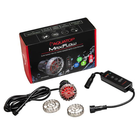 Aquatop MaxFlow Slim Nano 9W DC Wave Maker w/Controller up to 793 gph
