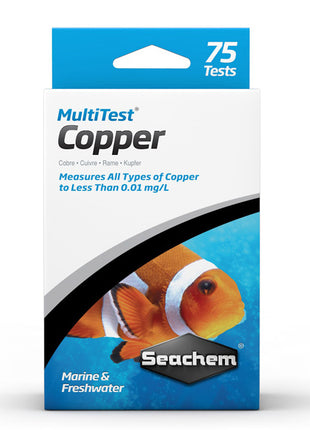 Seachem MultiTest - Copper - Aquatica Aquarium Gallery Fish Store Cleveland Ohio