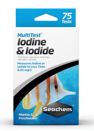 Seachem MultiTest - Iodine & Iodide - Aquatica Aquarium Gallery Fish Store Cleveland Ohio