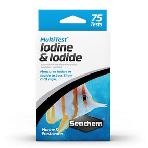 Seachem MultiTest - Iodine & Iodide - Aquatica Aquarium Gallery Fish Store Cleveland Ohio