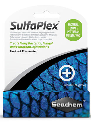 Seachem SulfaPlex (Fungal/Bacterial/Protozoan) - Aquatica Aquarium Gallery Fish Store Cleveland Ohio