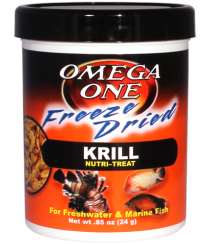 Omega Sea Freeze Dried Krill - Aquatica Aquarium Gallery Fish Store Cleveland Ohio