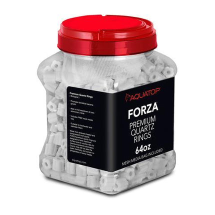 Aquatop FORZA Premium Quartz Rings Media (Bulk) - Aquatica Aquarium Gallery Fish Store Cleveland Ohio