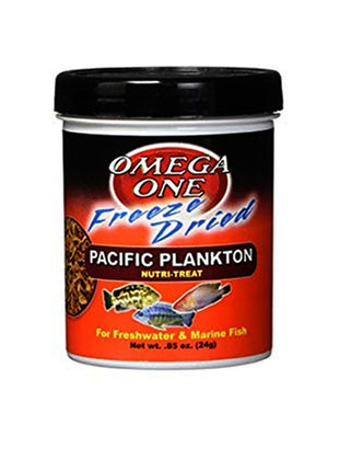 Omega Sea Freeze Dried Pacific Plankton 0.85 oz. - Aquatica Aquarium Gallery Fish Store Cleveland Ohio