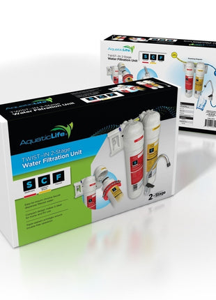 Aquatic Life Twist-In 2 Stage System w/ Faucet - Aquatica Aquarium Gallery Fish Store Cleveland Ohio