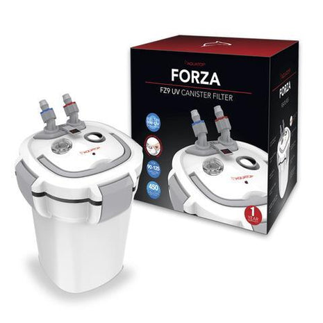 Aquatop FORZA FZ9 Canister Filter w/ 9W UV (450 GPH) - Aquatica Aquarium Gallery Fish Store Cleveland Ohio