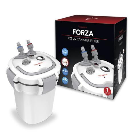 Aquatop FORZA FZ9 Canister Filter w/ 9W UV (450 GPH) - Aquatica Aquarium Gallery Fish Store Cleveland Ohio