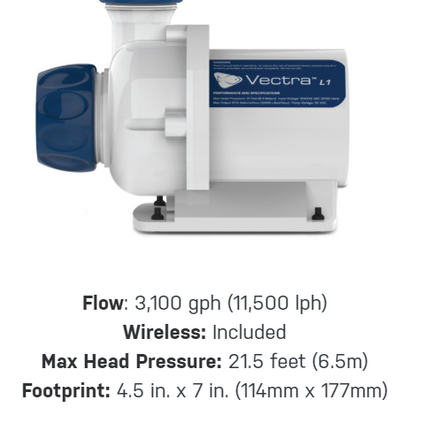 EcoTech Marine Vectra Centrifugal Pump - Aquatica Aquarium Gallery Fish Store Cleveland Ohio