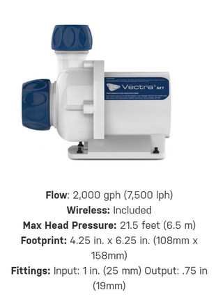 EcoTech Marine Vectra Centrifugal Pump - Aquatica Aquarium Gallery Fish Store Cleveland Ohio