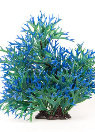 Aquatop Multi-Color Green/Blue Staghorn Plant Decor - Aquatica Aquarium Gallery Fish Store Cleveland Ohio