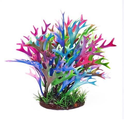 Aquatop Multi-Color Staghorn Plant Decor - Aquatica Aquarium Gallery Fish Store Cleveland Ohio