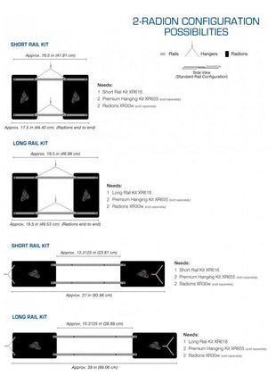 EcoTech Marine Rail Kits - Aquatica Aquarium Gallery Fish Store Cleveland Ohio