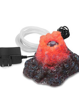 Aquatop Volcano Ornament w/ LED Light & Bubble Function - Aquatica Aquarium Gallery Fish Store Cleveland Ohio