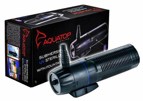 Aquatop Submersible Pond UV Sterilizer with Pump + Fountain Kit - Aquatica Aquarium Gallery Fish Store Cleveland Ohio